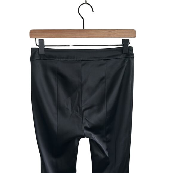 Theory Seamed Satin Legging Ankle Zippers - Picture 9 of 11